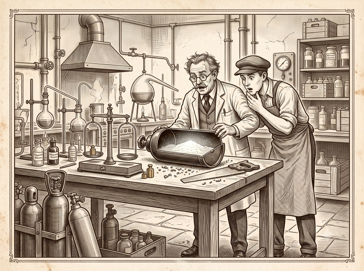 The Cylinder That Weighed Too Much and Became Teflon