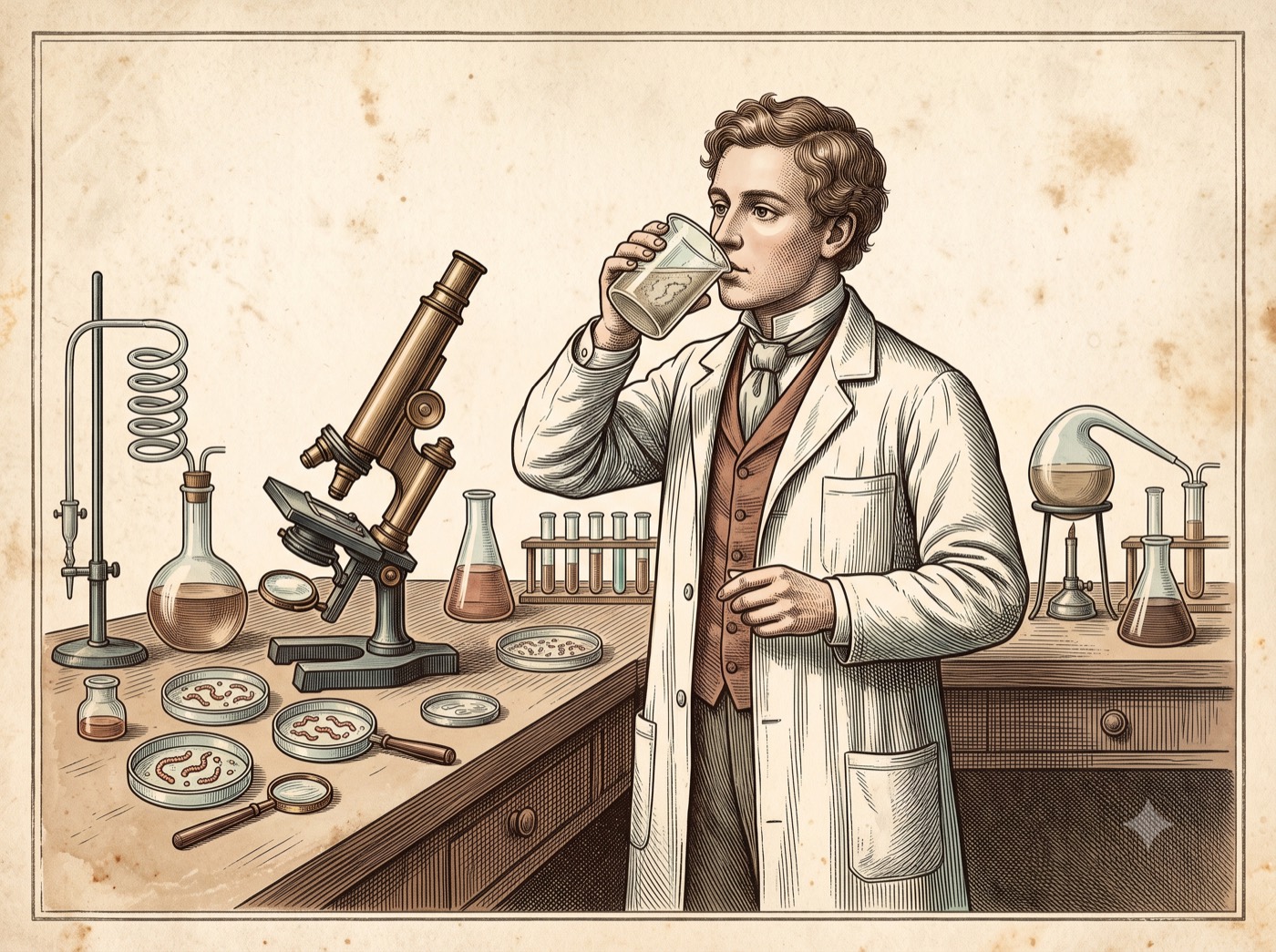 The Doctor Who Drank a Beaker of Bacteria to Prove Ulcers Weren't Caused by Stress