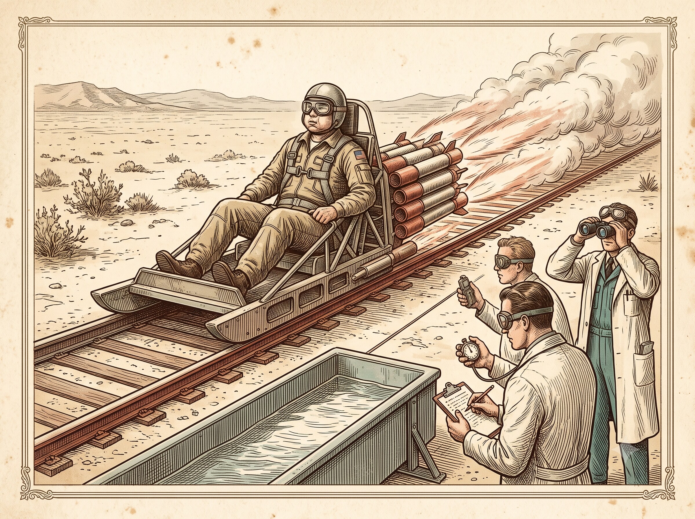 The Doctor Who Rode a Rocket Sled at 632 MPH — and Gave Us Murphy's Law