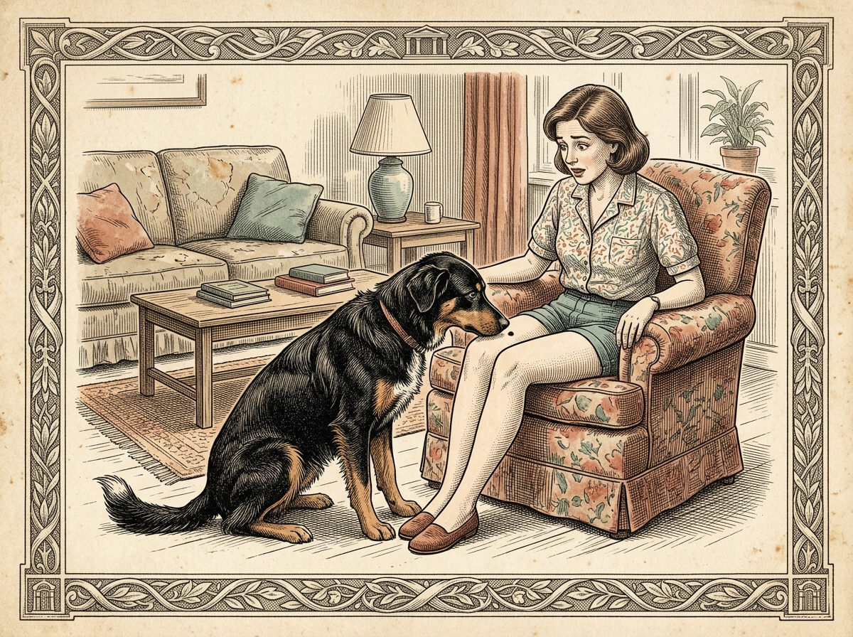 The Dog That Kept Trying to Bite Off Its Owner's Mole — and Turned Out to Be Right