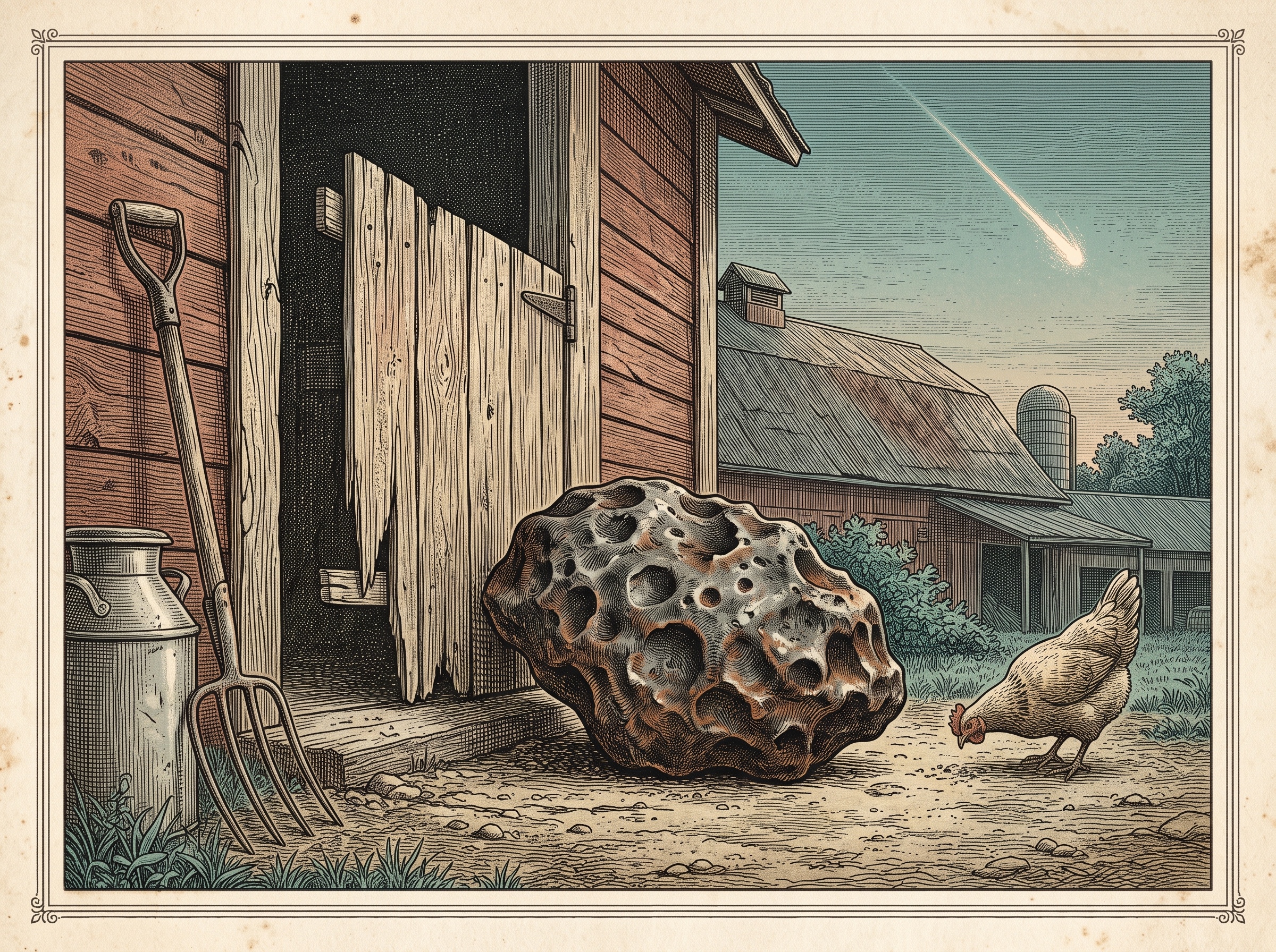The Doorstop That Fell From Space — and Spent 30 Years Holding Open a Shed Door
