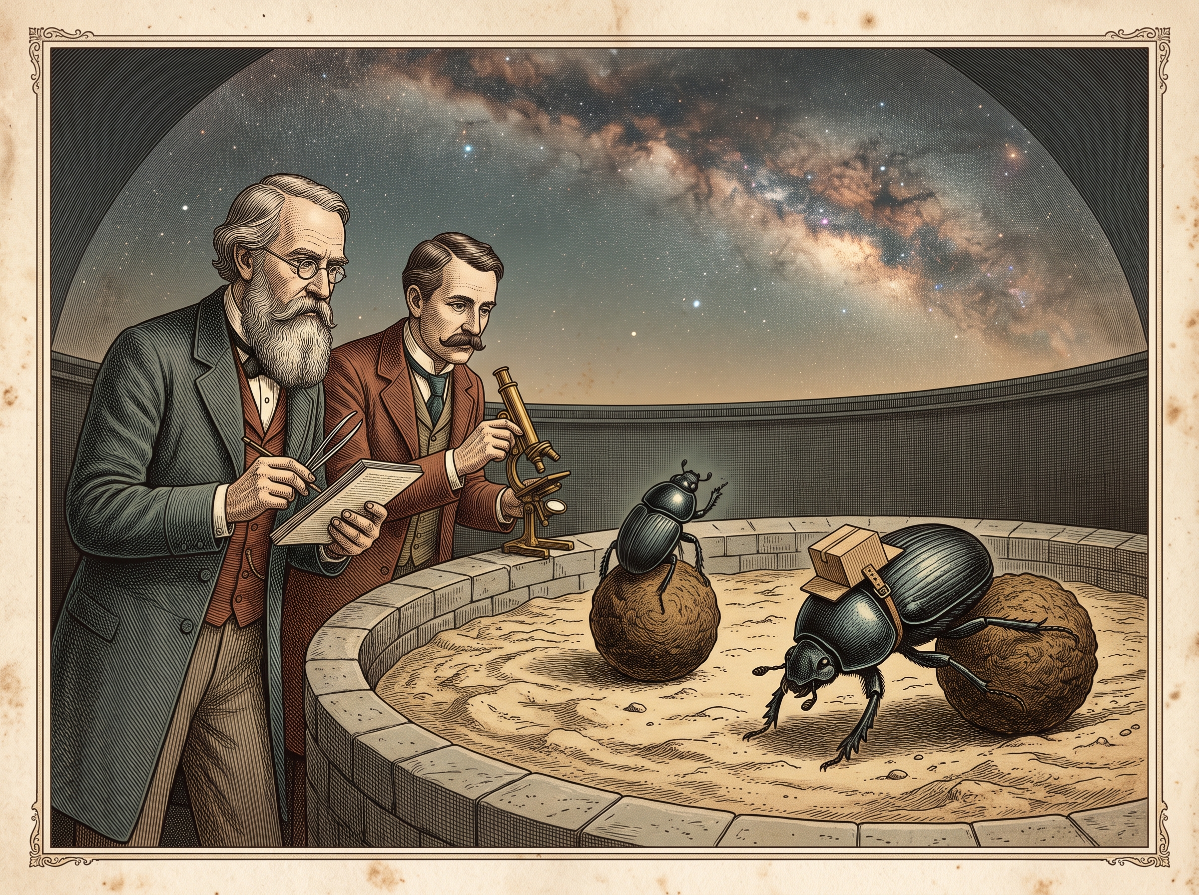 The Dung Beetles Scientists Fitted With Tiny Hats to Prove They Steer by the Milky Way