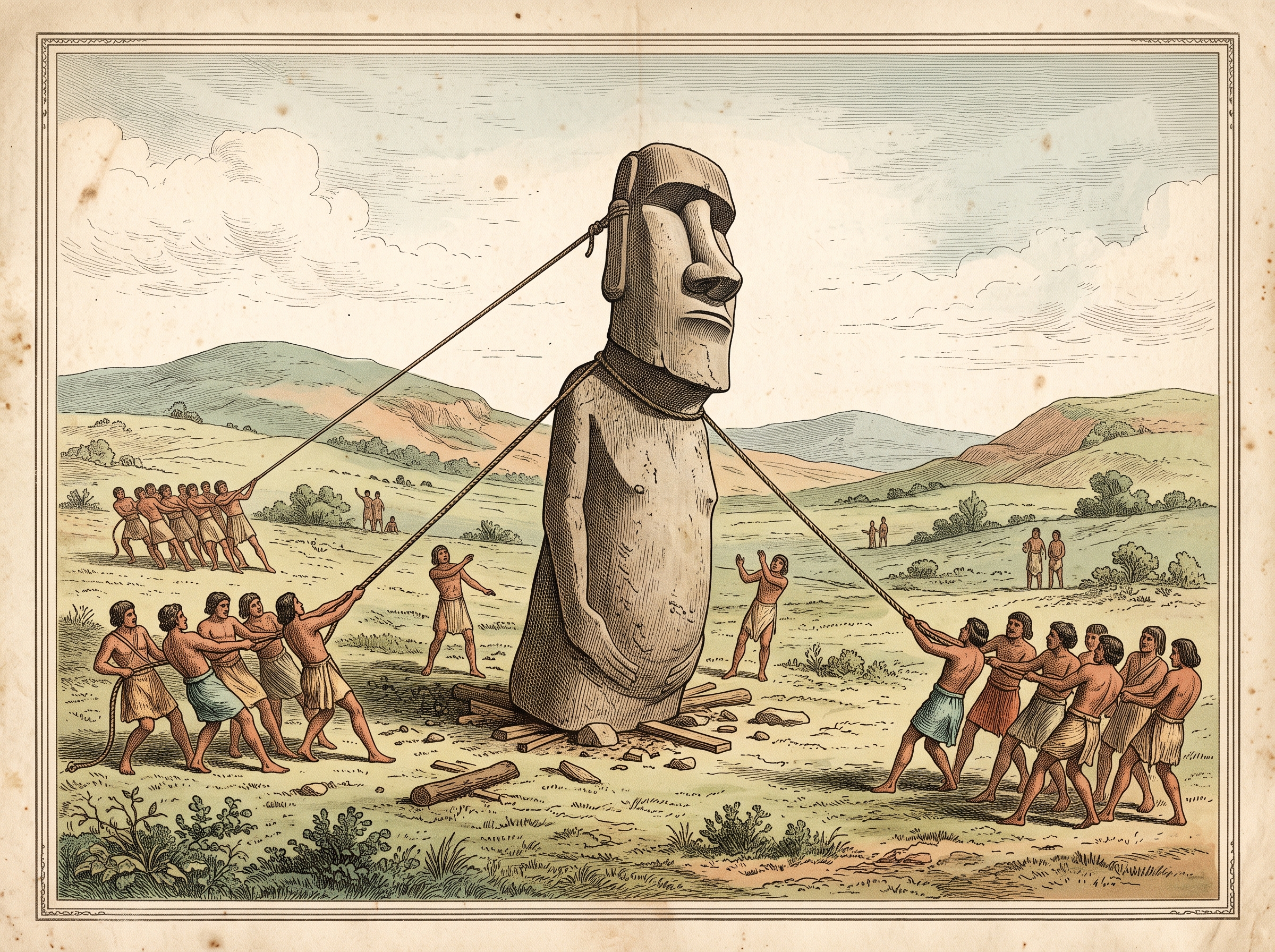 The Easter Island Statues That 'Walked' to Work — and the 18 People Who Took One for a Stroll
