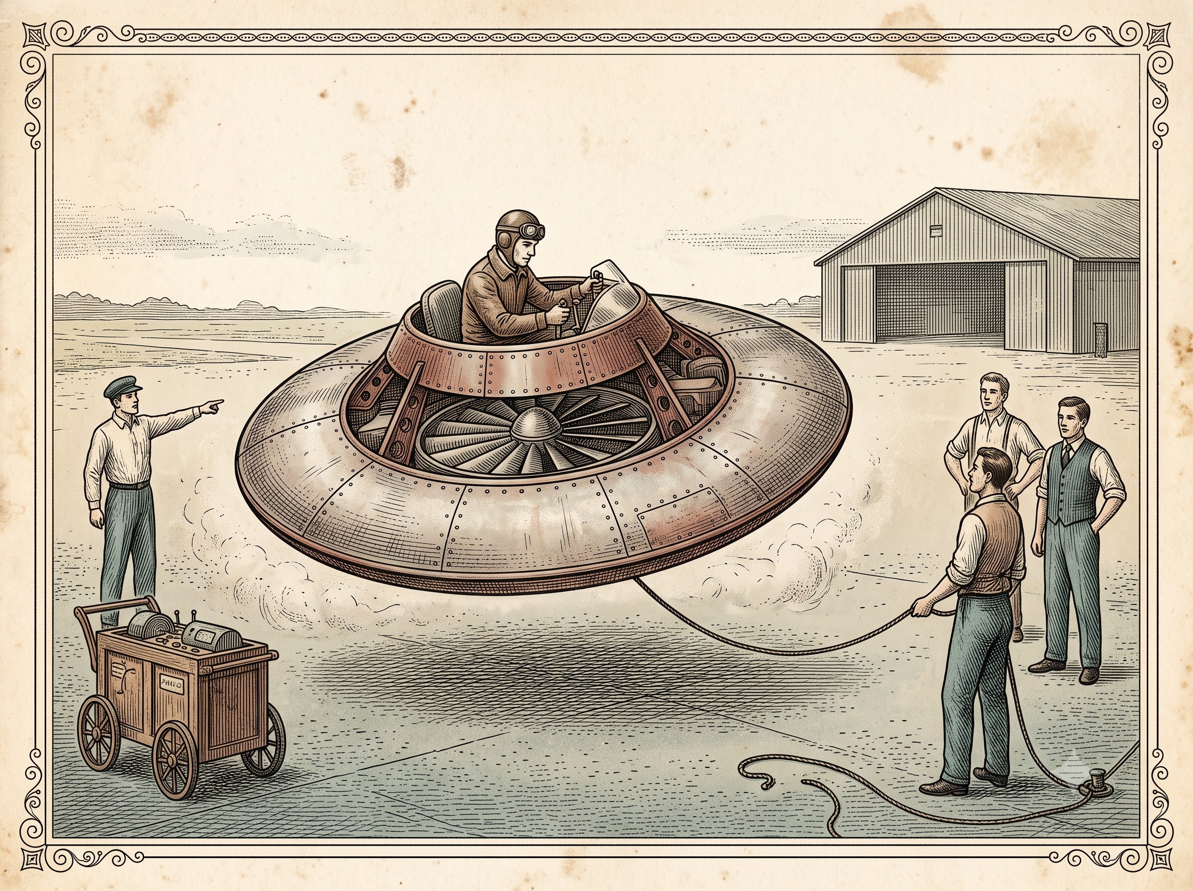 The Flying Saucer the Air Force Built That Maxed Out at 35 MPH