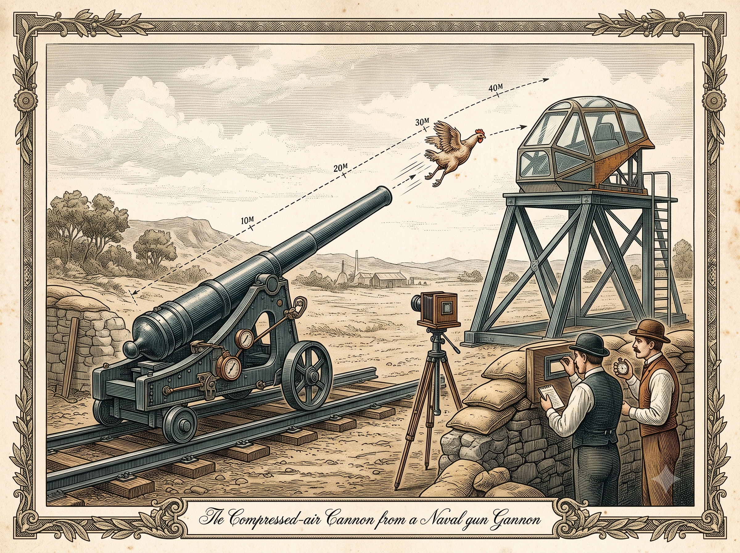 The Frozen Chicken Cannon That Supposedly Wrecked a British Train