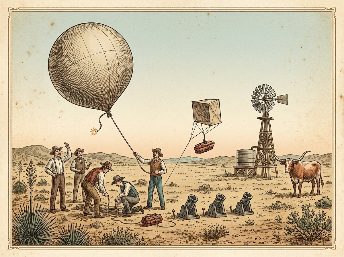 The Government Expedition That Tried to Bomb Rain Out of the Texas Sky