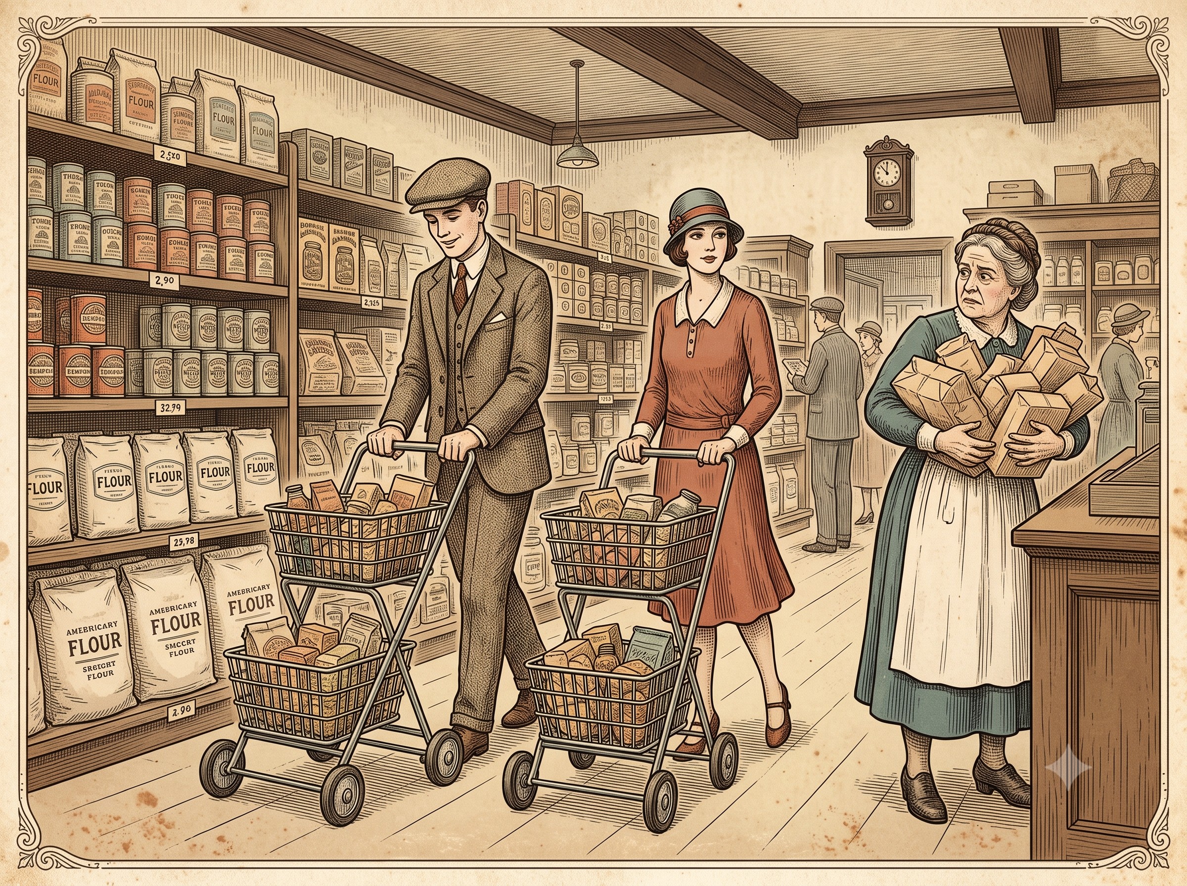 The Grocer Who Hired Fake Shoppers to Push His Invention Around the Store