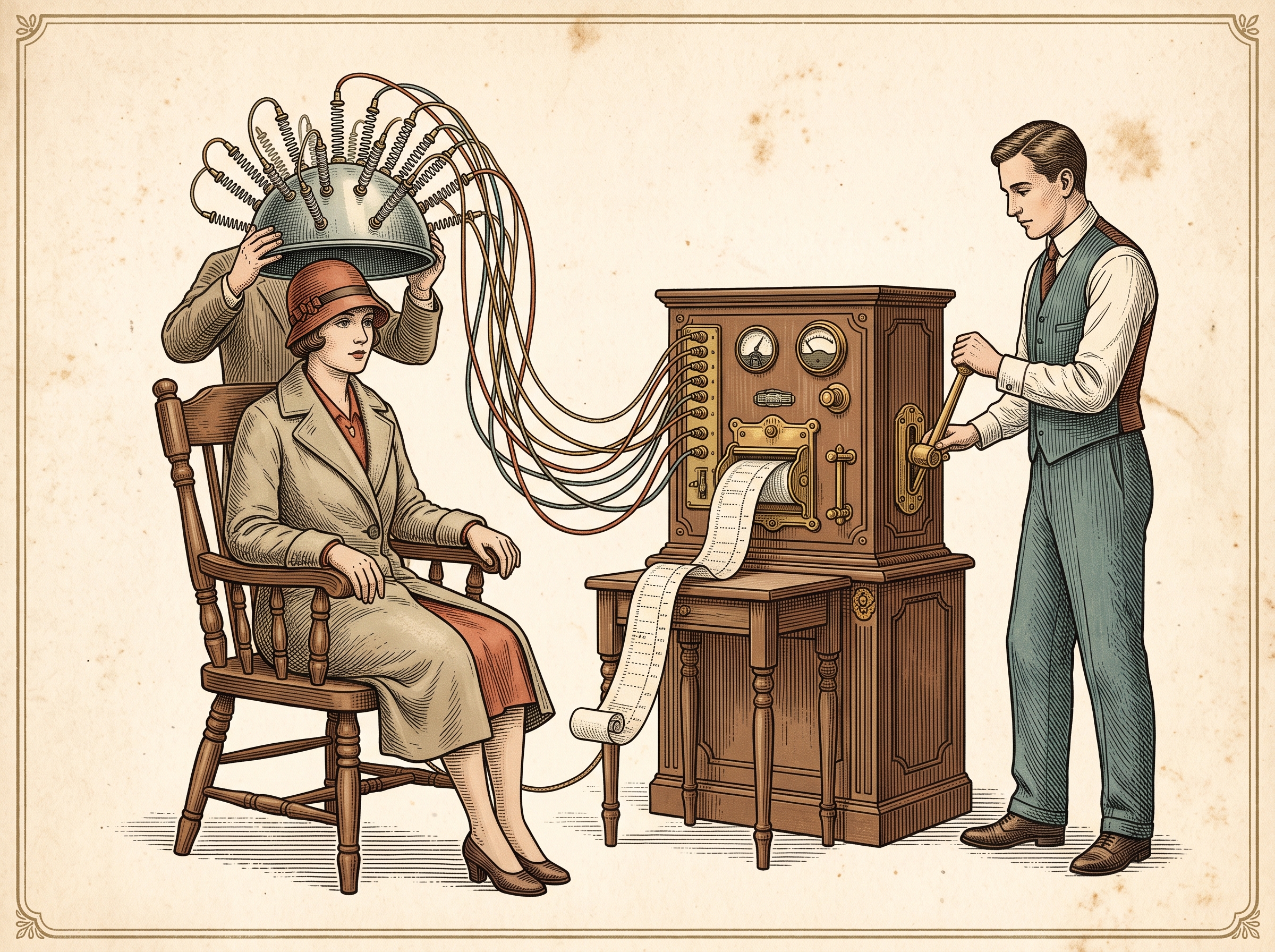 The Head-Bump Machine That Printed Your Personality on Ticker Tape