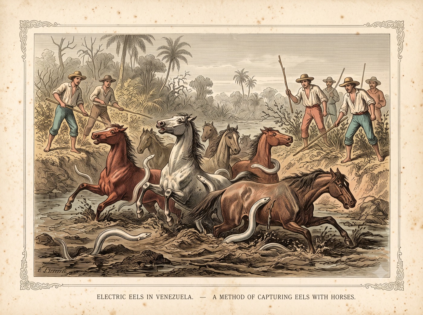 The Horses That Battled an Army of Electric Eels