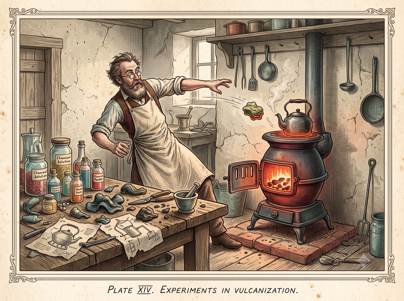 The Hot Stove Accident That Invented Modern Rubber