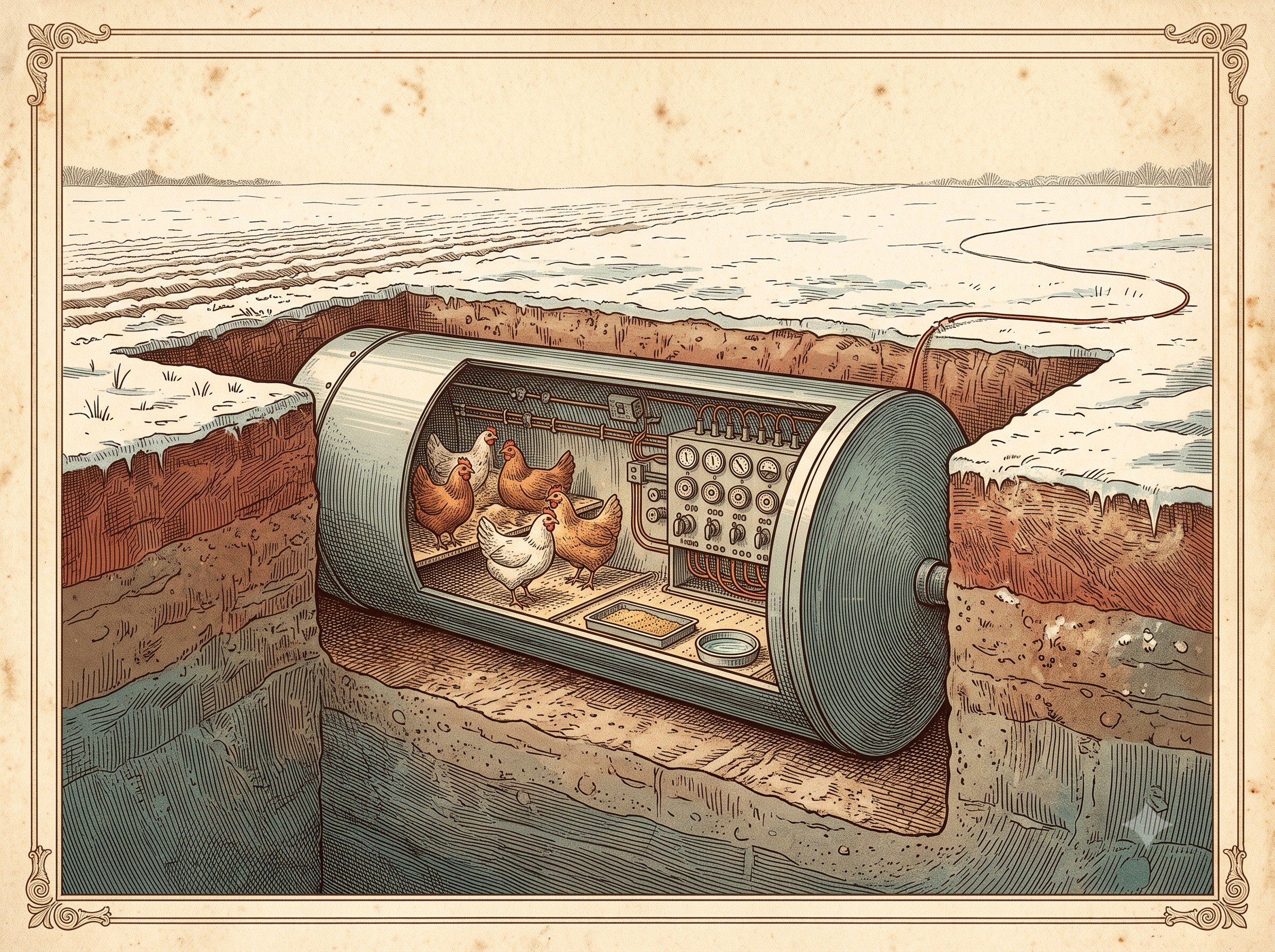 The Nuclear Landmine Britain Planned to Keep Warm With Live Chickens