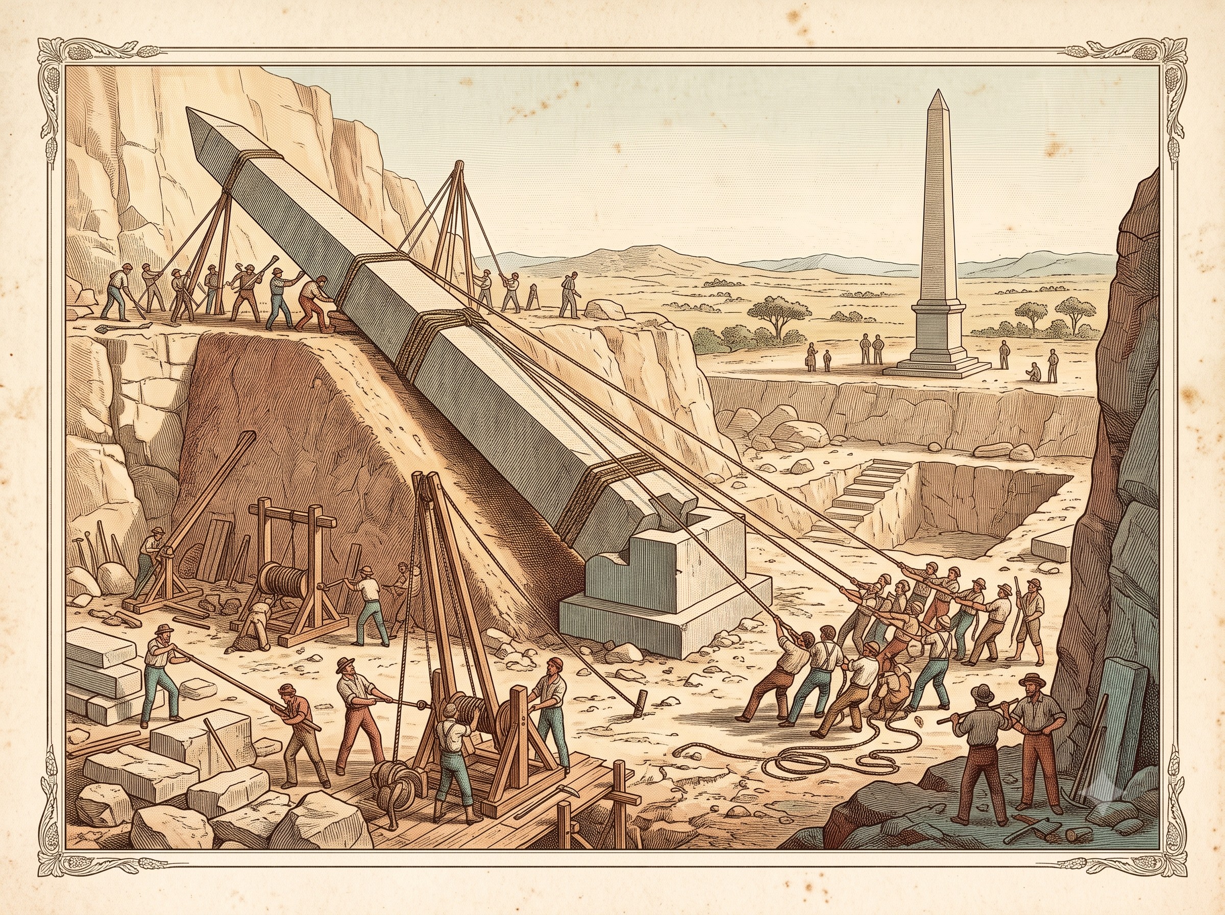 The Obelisk That Took Three Attempts, Two Countries, and 120 Men to Stand Up