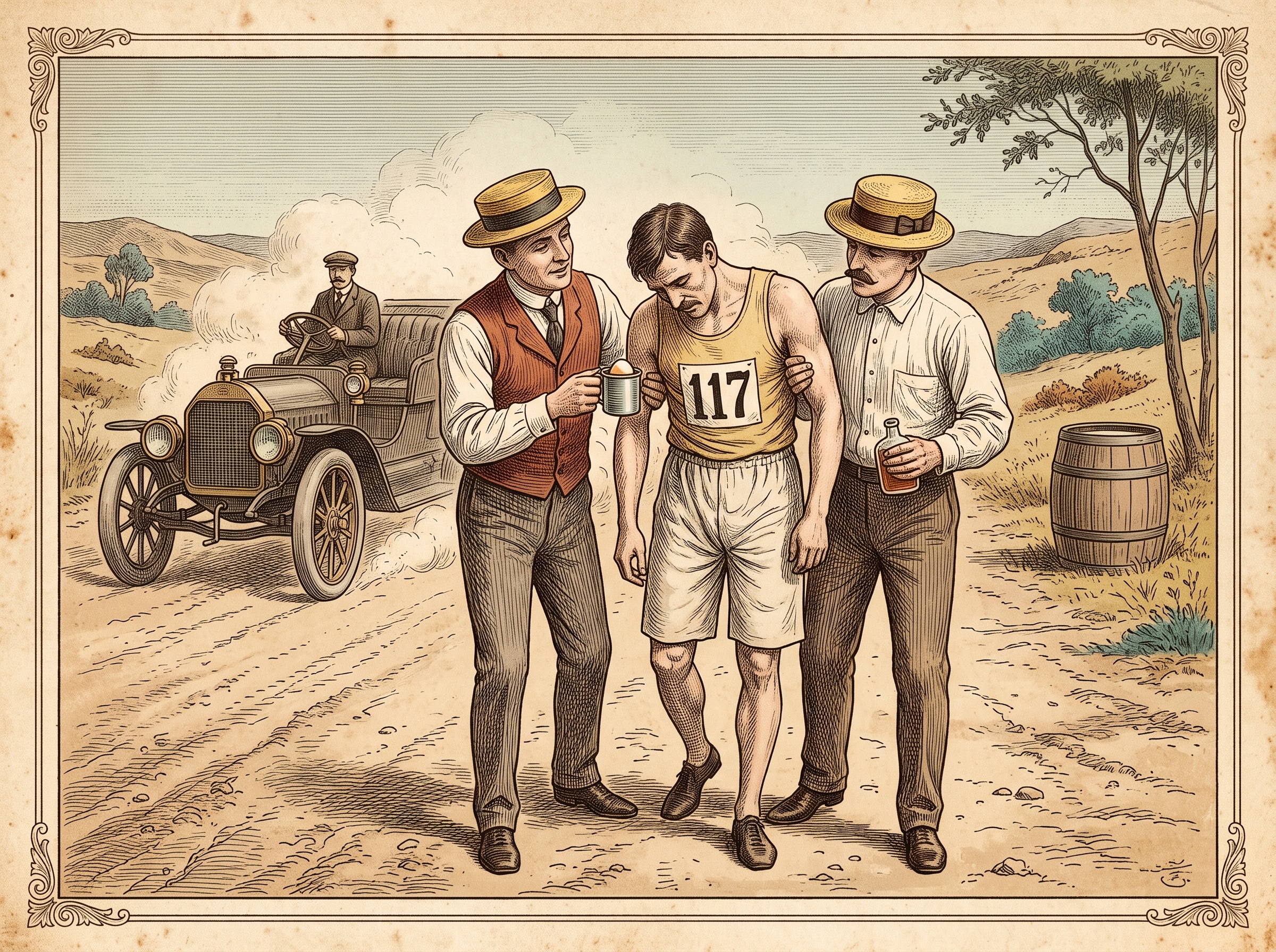 The Olympic Marathon That Rationed Water — and Fed the Winner Rat Poison