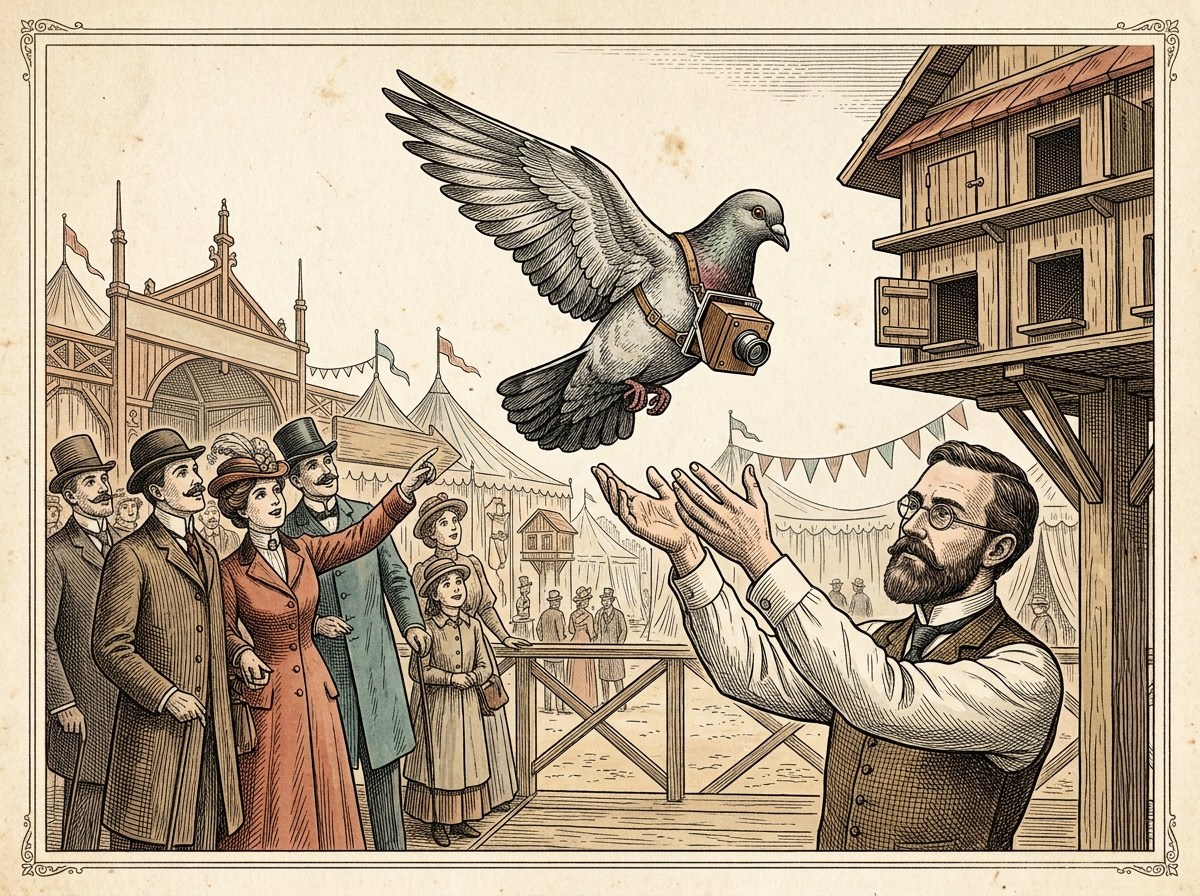 The Pigeons a Pharmacist Fitted With Tiny Cameras — and the Patent Office Said It Was Impossible