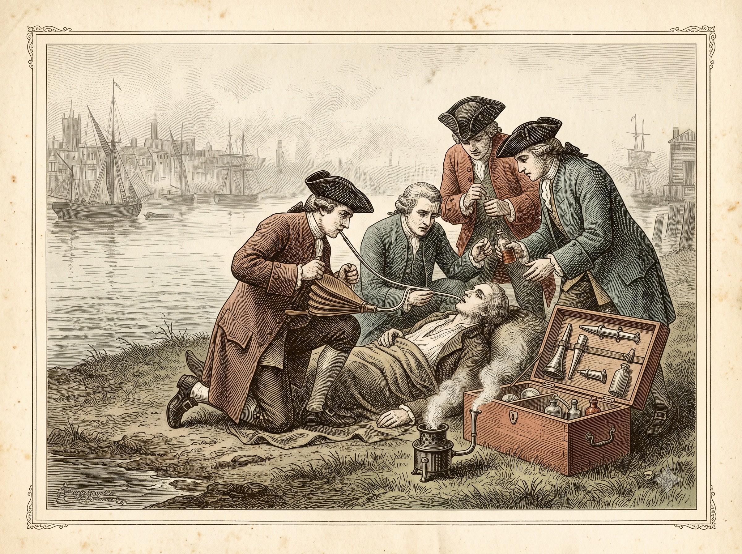 The Rescue Kits That Tried to Revive the Drowning by Blowing Smoke Up Their Backsides