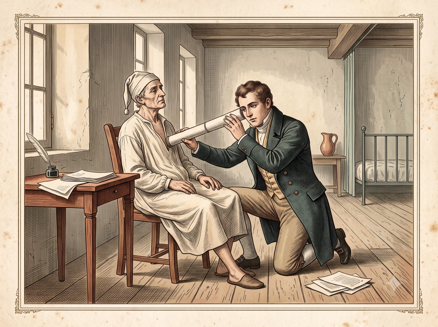 The Rolled-Up Paper That Became the Stethoscope