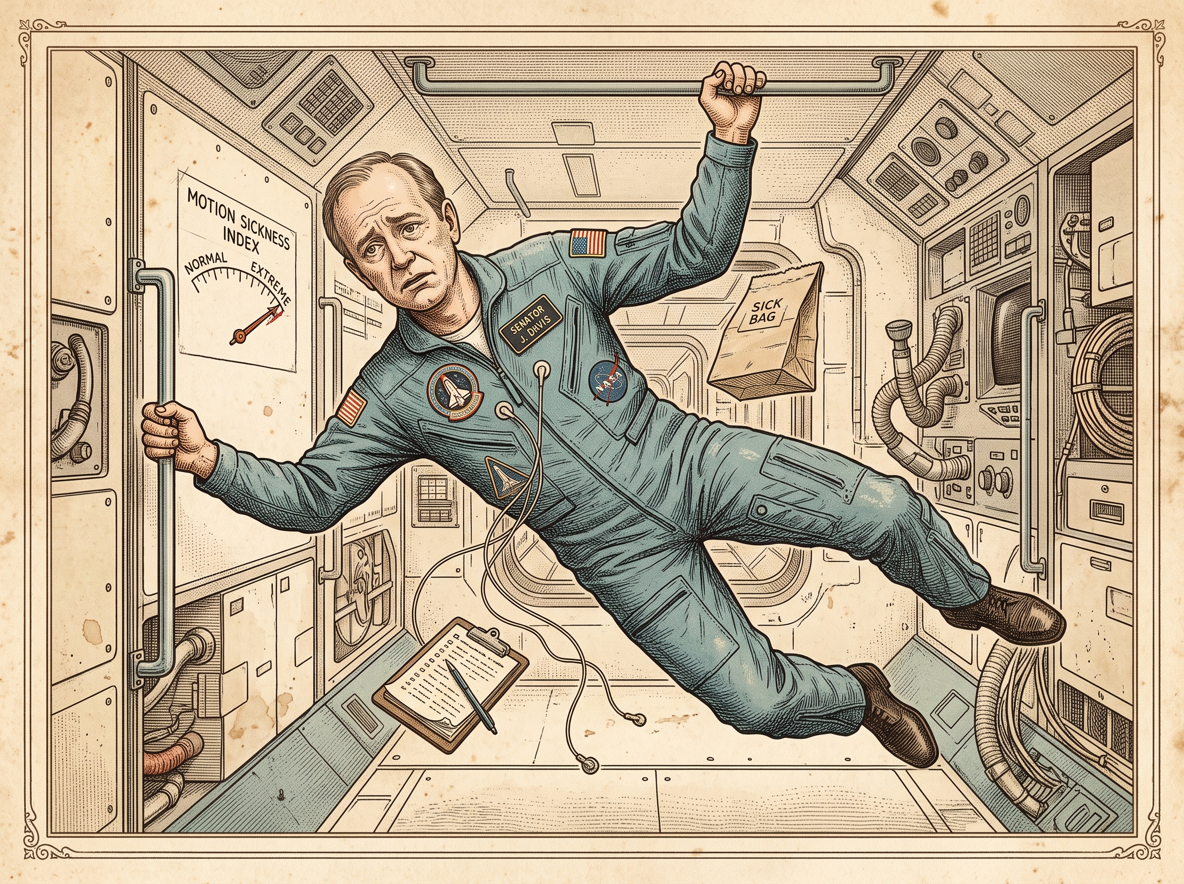 The Senator Who Went to Space and Came Back as a Unit of Nausea