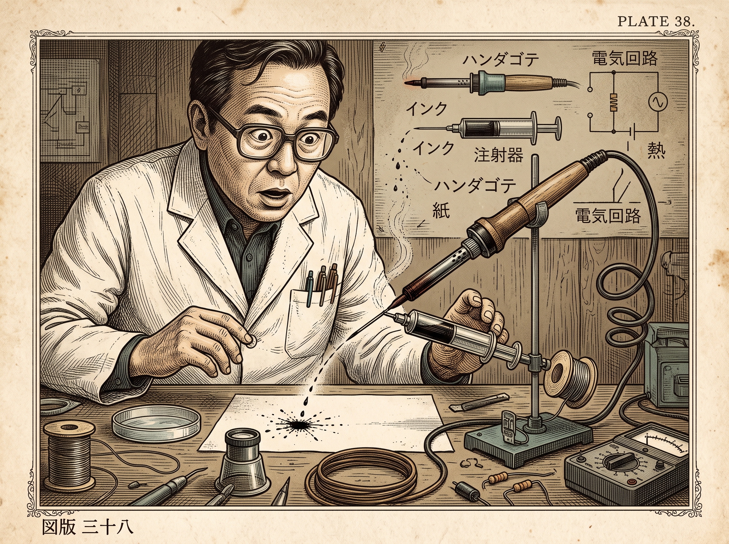 The Hot Soldering Iron That Bumped a Syringe of Ink — and Invented the Inkjet Printer