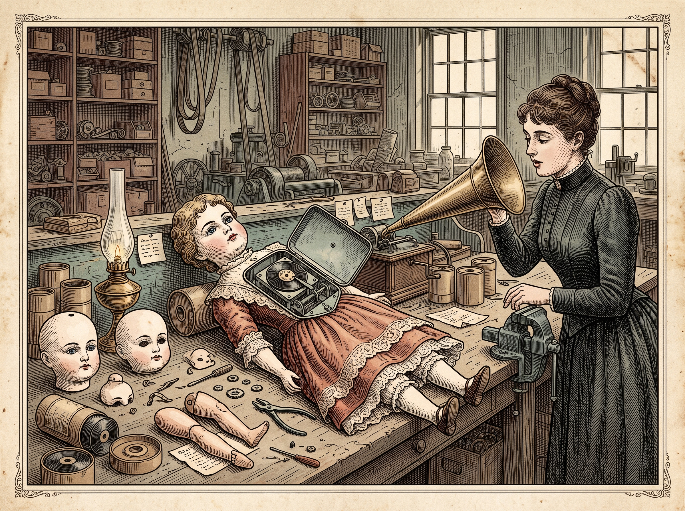 The Talking Doll Edison Built With a Phonograph in Its Chest — and Pulled From Stores Within Weeks