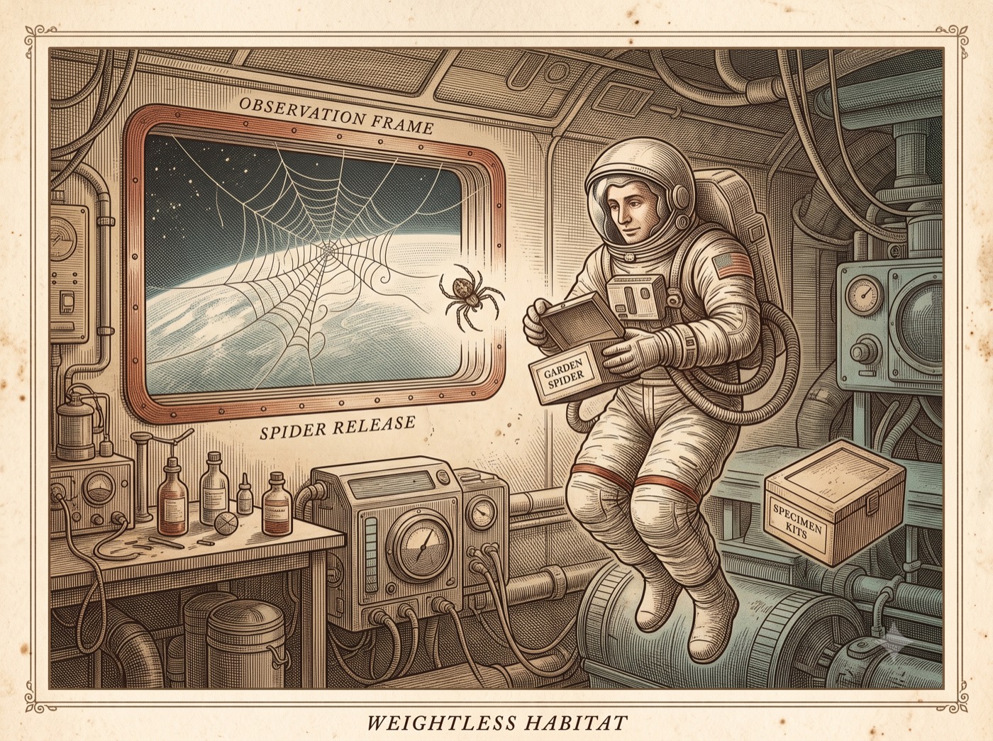 The Teenager Who Sent Two Spiders to Spin Webs in Space