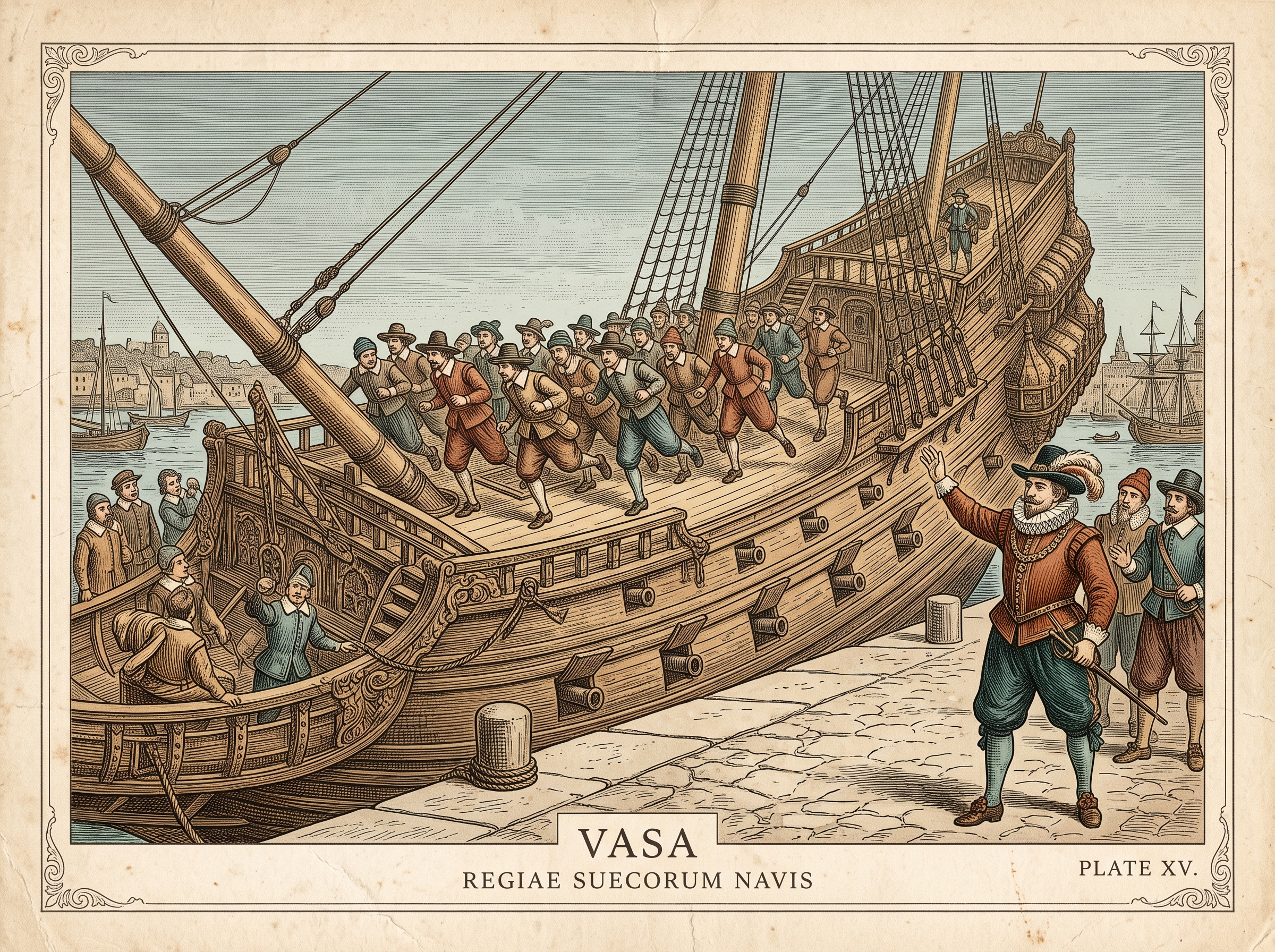 The Thirty Men Who Ran Back and Forth Across a Warship to See If It Would Tip Over