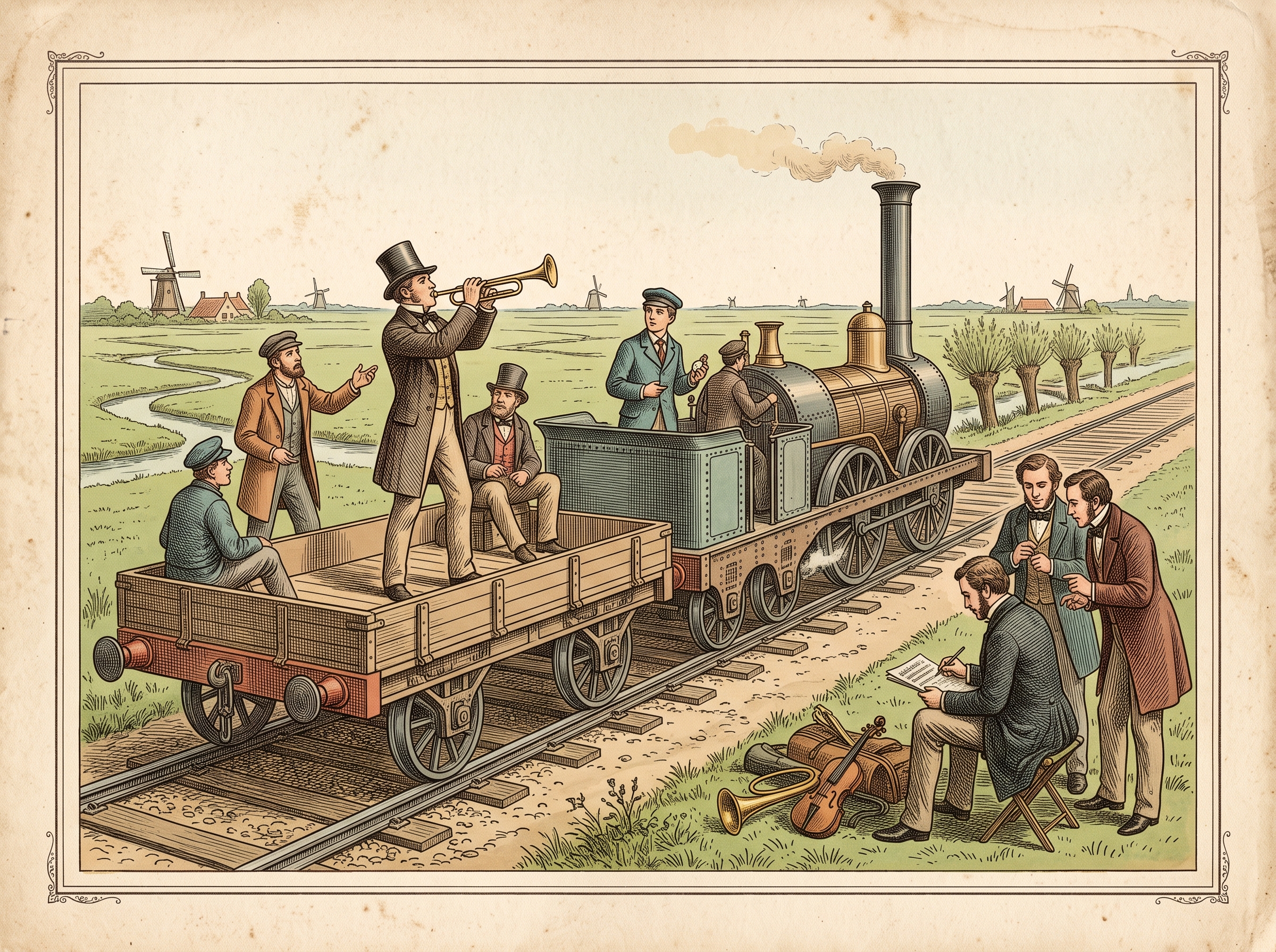The Trumpeters Who Rode a Steam Train Back and Forth to Test a Theory About Stars