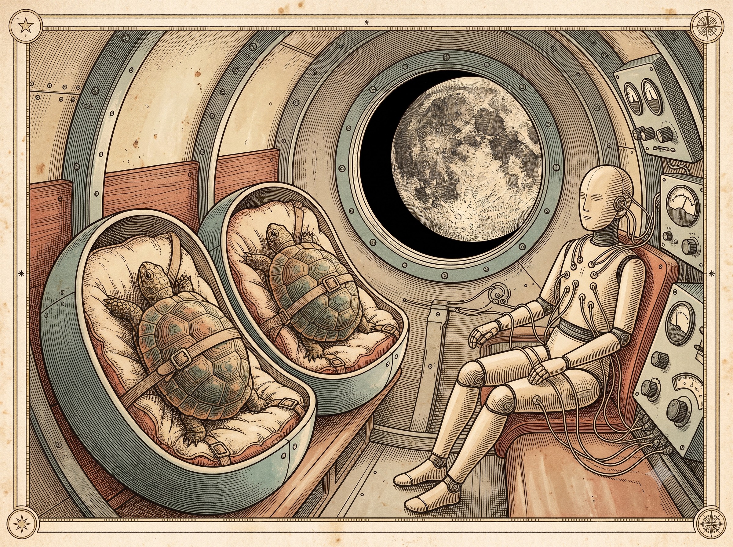 The Two Tortoises That Flew Around the Moon Before Any Human Did