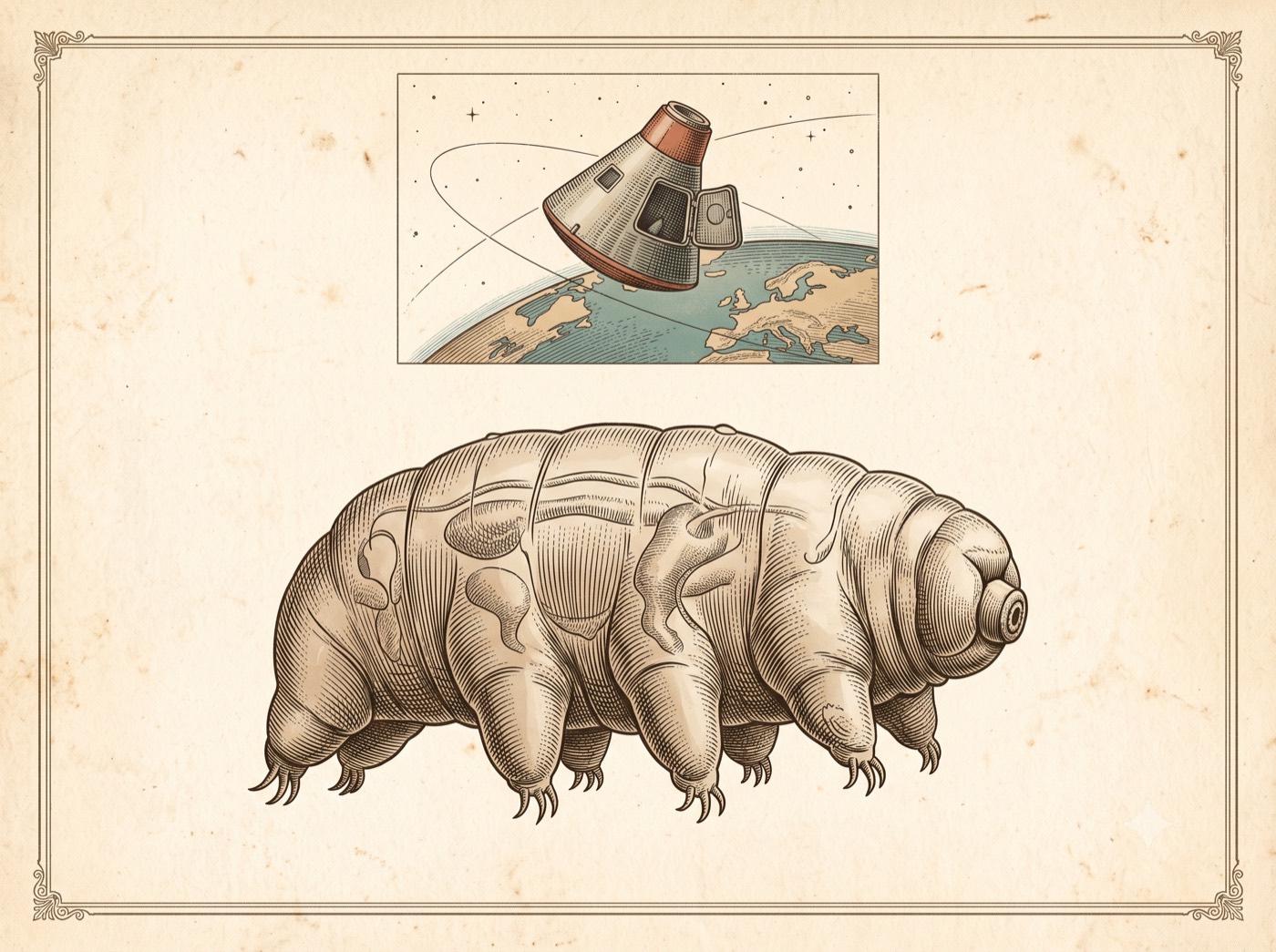 The Water Bears That Survived Naked in Open Space